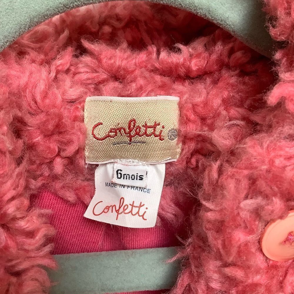 CONFETTI WARM WINTER GIRLS JACKET PINK - Picture 5 of 7